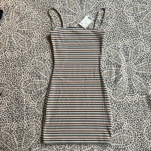 Striped mini dress